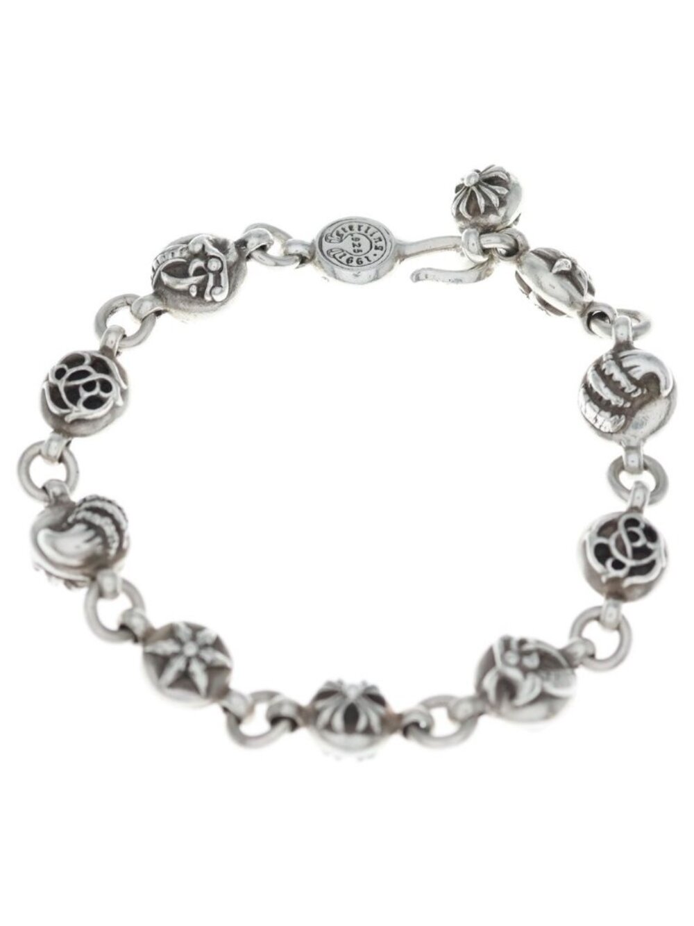 Chrome Hearts No2 Multi Ball Bracelet Silver